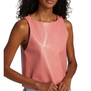 Alice + Olivia Amal Boxy Top Croc, EUC